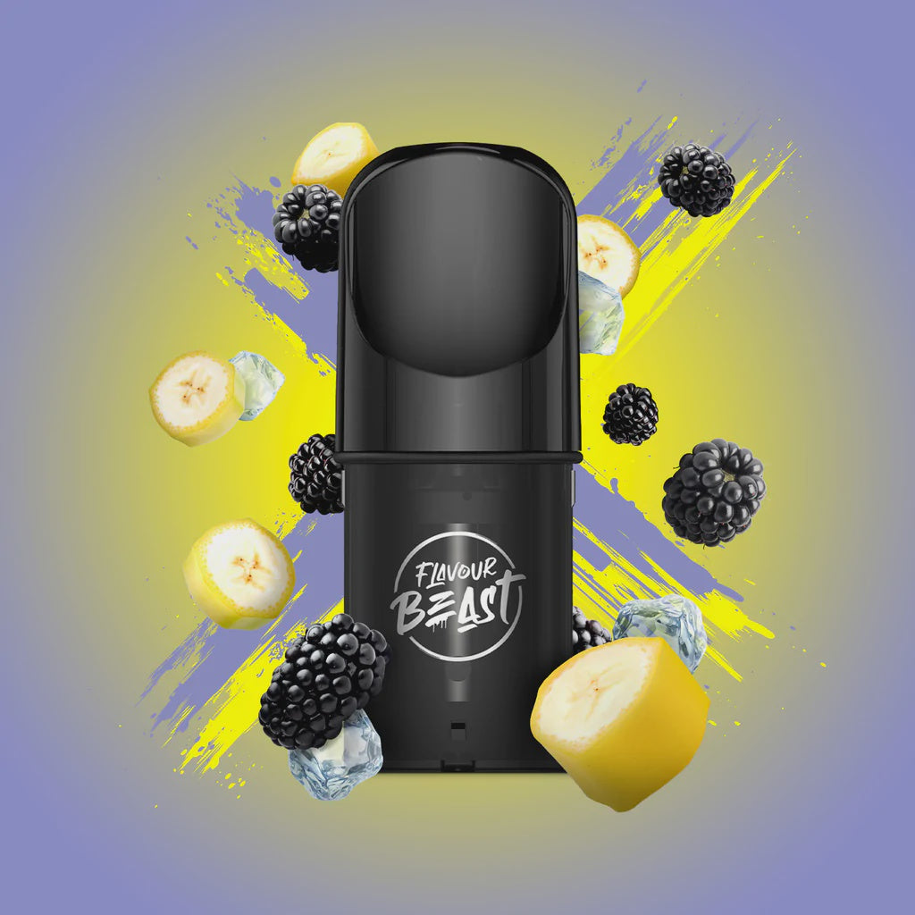 Flavour Beast Pod Pack - Blazin Banana Blackberry Iced