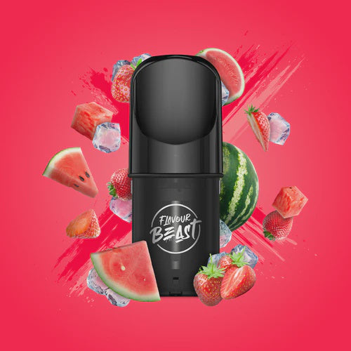 Flavour Beast Pod Pack - Savage Strawberry Watermelon Iced