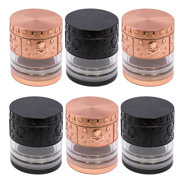 Classic Black and Gold Aluminium 50mm Grinder