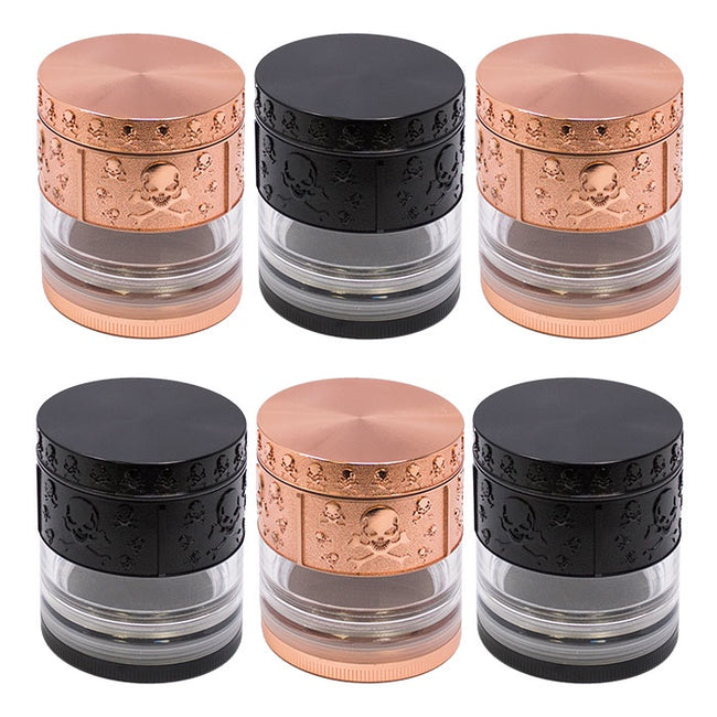 Classic Black and Gold Aluminium 50mm Grinder