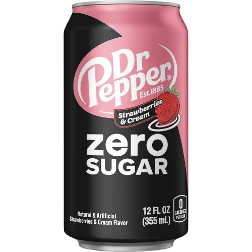 Dr Pepper Zero Strawberry Cream