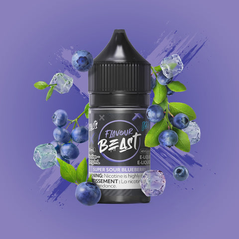 Flavour Beast Salts - Grapplin Grape Sour Apple Iced