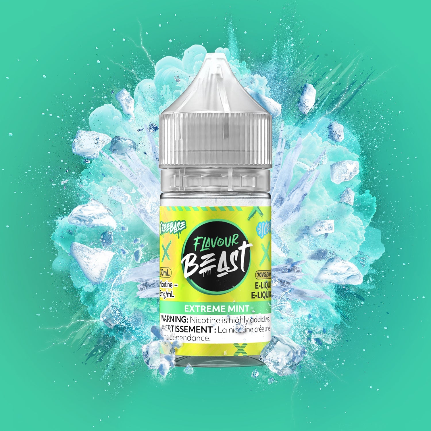 Flavour Beast FreeBase - Extreme Mint Iced