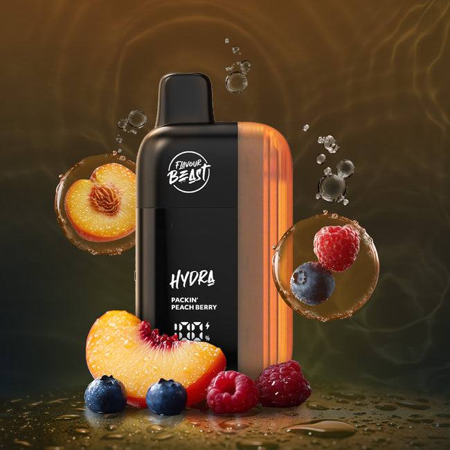 Flavour Beast Hydra - Packin Peach Berry