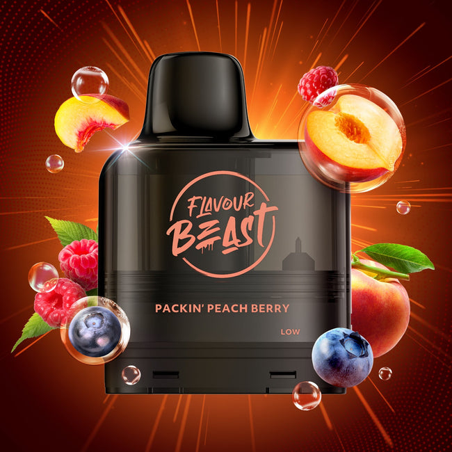Flavour Beast Level X - Packin Peach Berry
