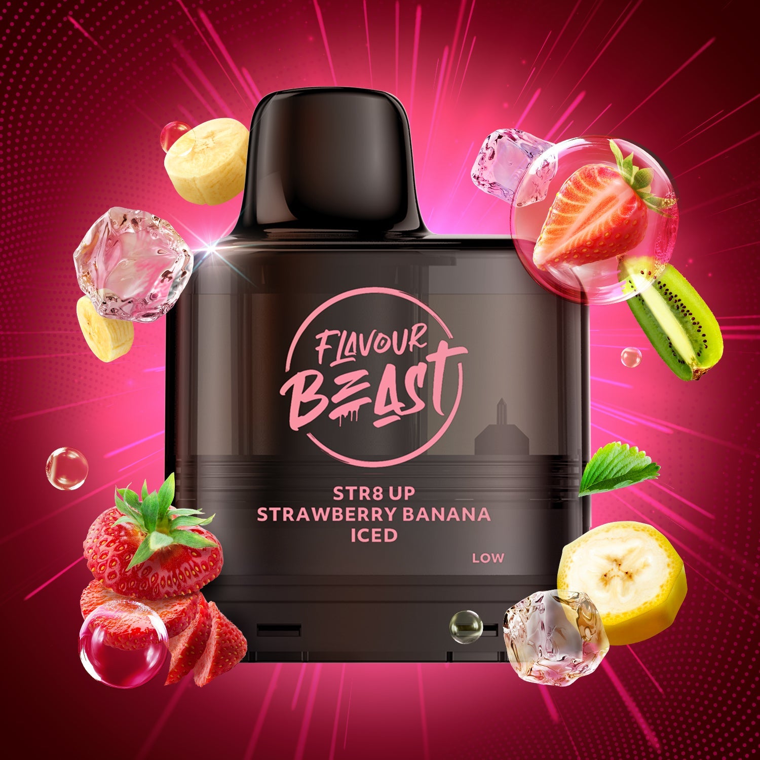 Flavour Beast Level X - Str8 Strawberry Banana