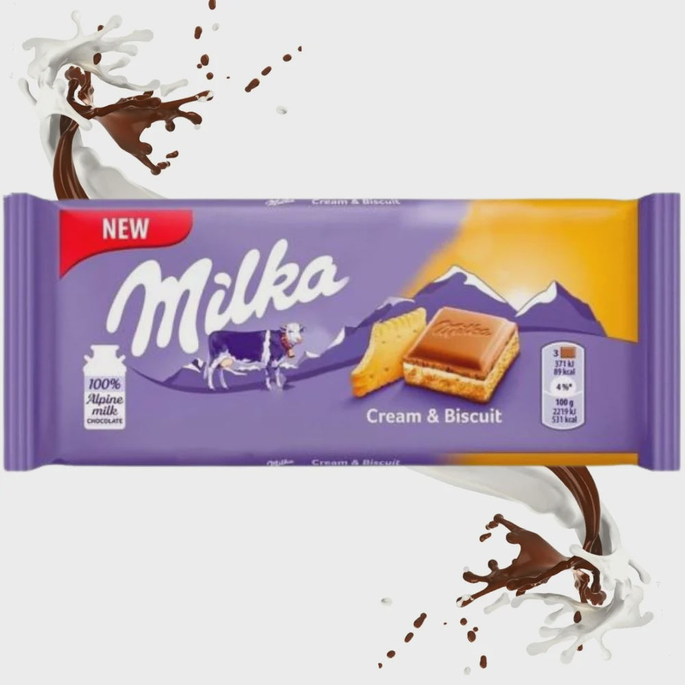 Milka Cream & Biscuit