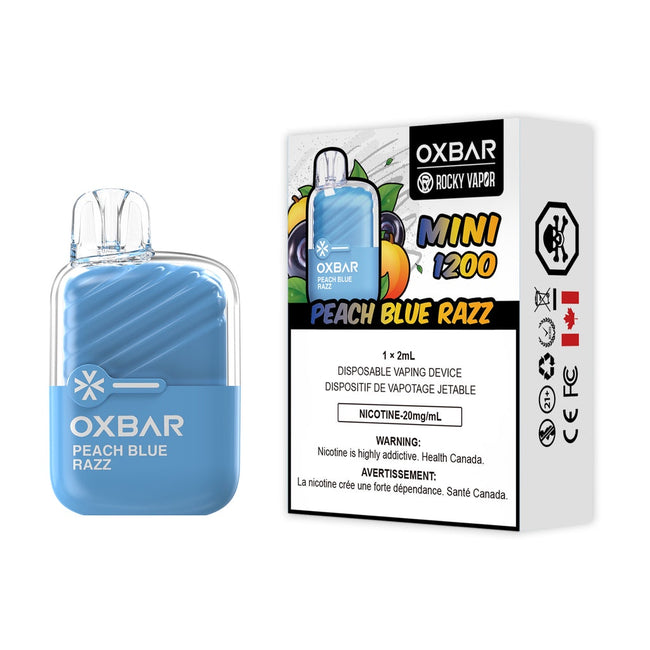 OxBar Mini 1200 - Peach Blue Razz