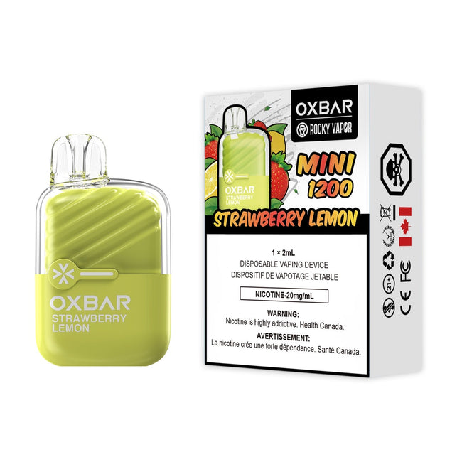 OxBar Mini 1200 - Strawberry Lemon