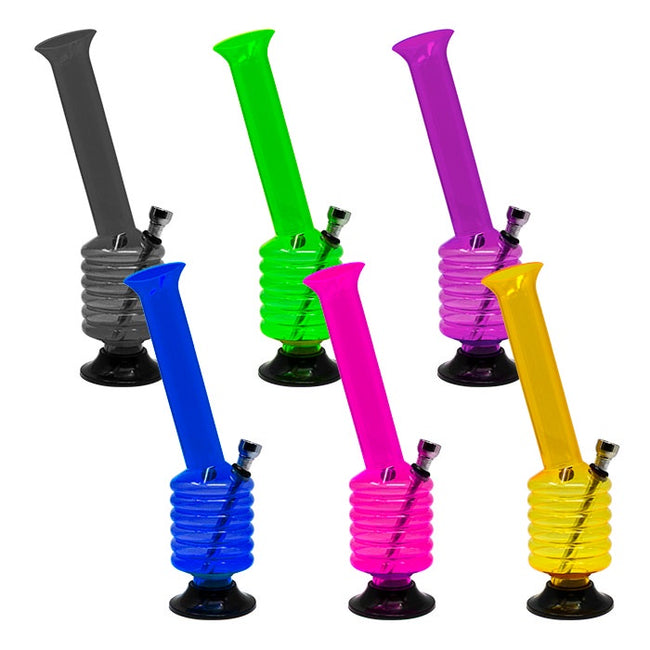 Multi Ring Base Acrylic Bong 10 Inches