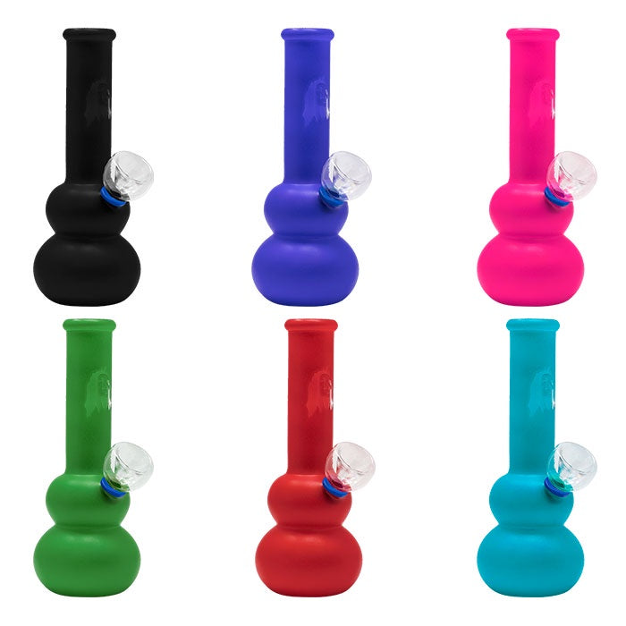 Frosted Color Glass Bong 7 Inches