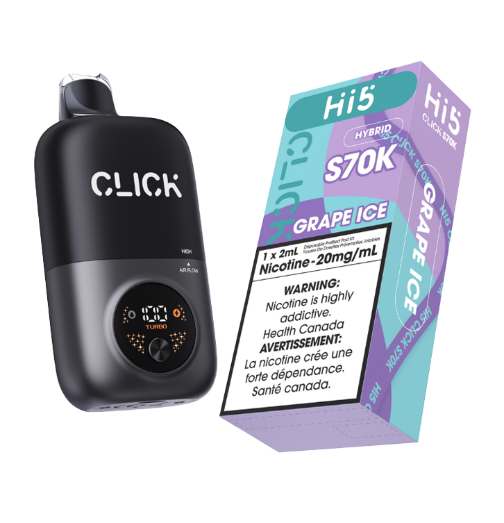 Hi5 CLICK S70K STARTER KIT - Grape Ice