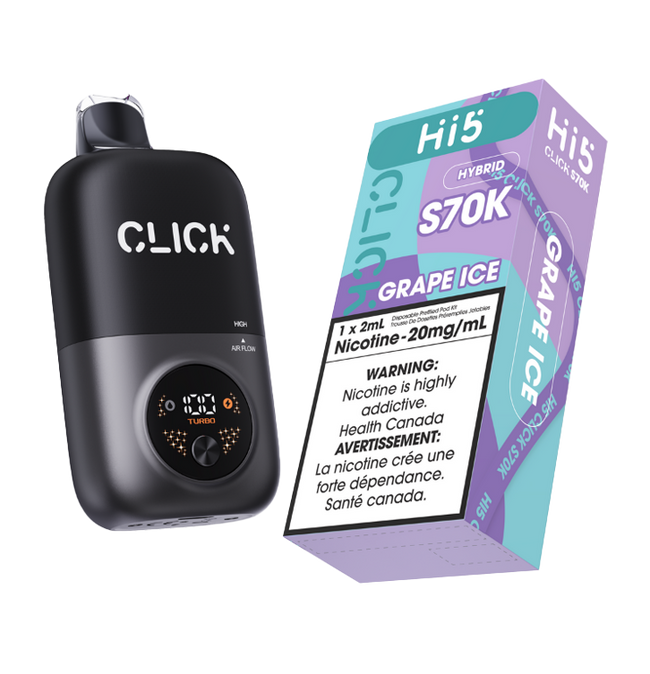 Hi5 CLICK S70K STARTER KIT - Grape Ice