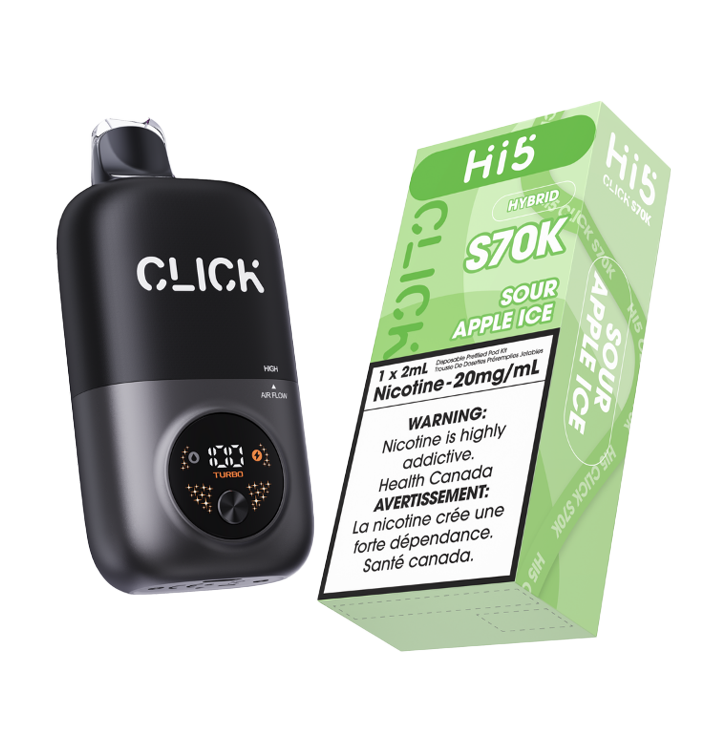 Hi5 CLICK S70K STARTER KIT - Sour Apple Ice