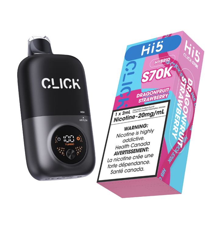 Hi5 CLICK S70K STARTER KIT - Dragonfruit Strawberry