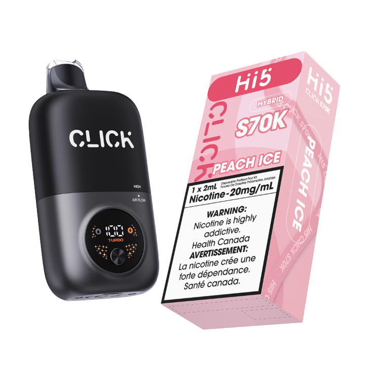 Hi5 CLICK S70K STARTER KIT - Peach Ice