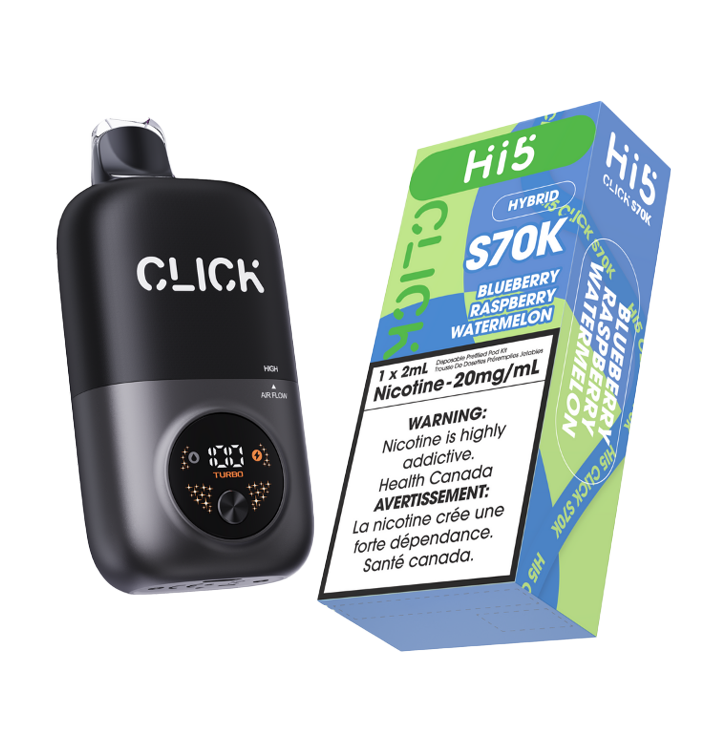 Hi5 CLICK S70K STARTER KIT - Blueberry Raspberry Watermelon