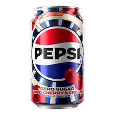 Pepsi Zero Wild Cherry and Cream