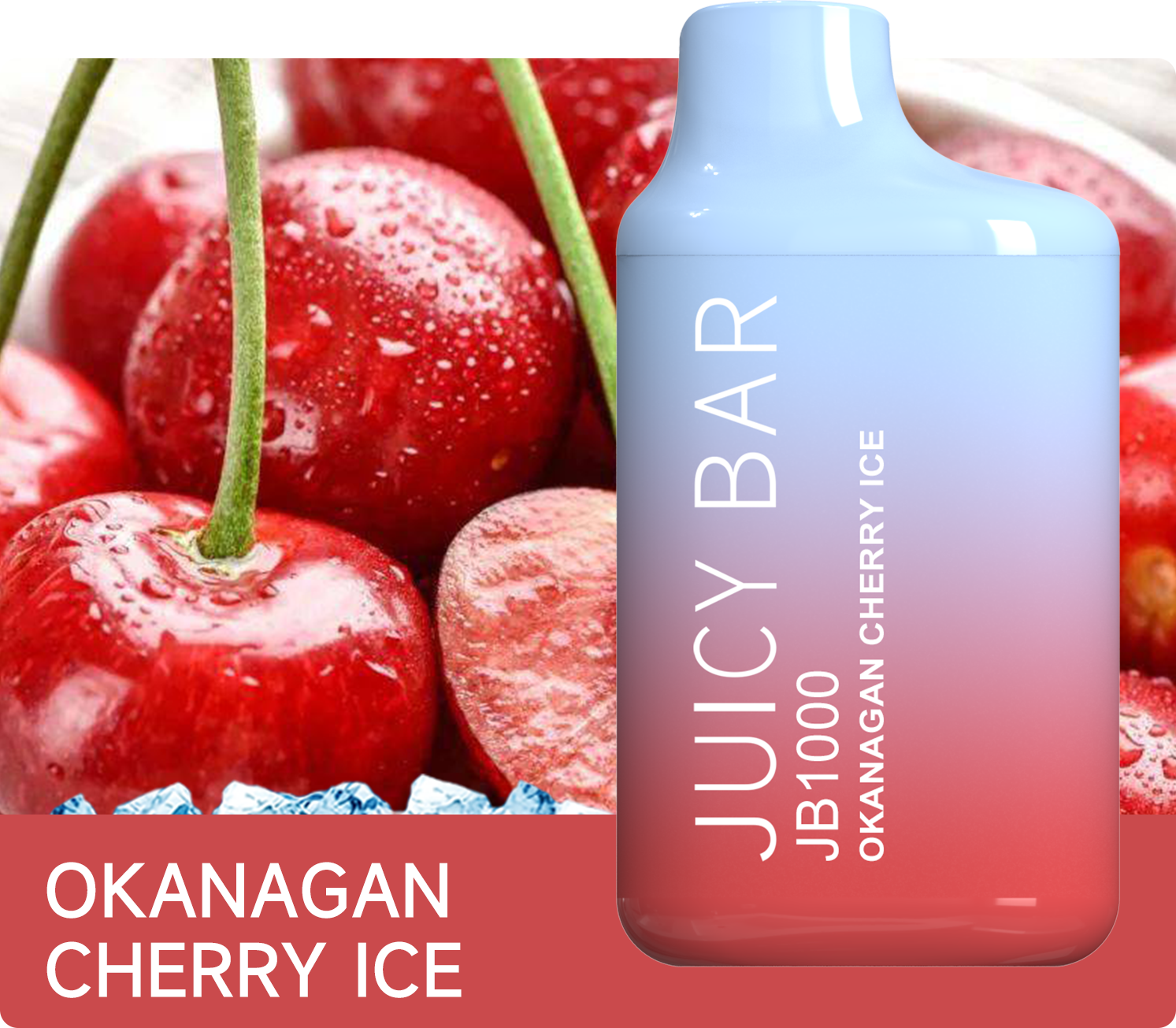 Juicy Bar JB1000 - Okanagan Cherry Ice