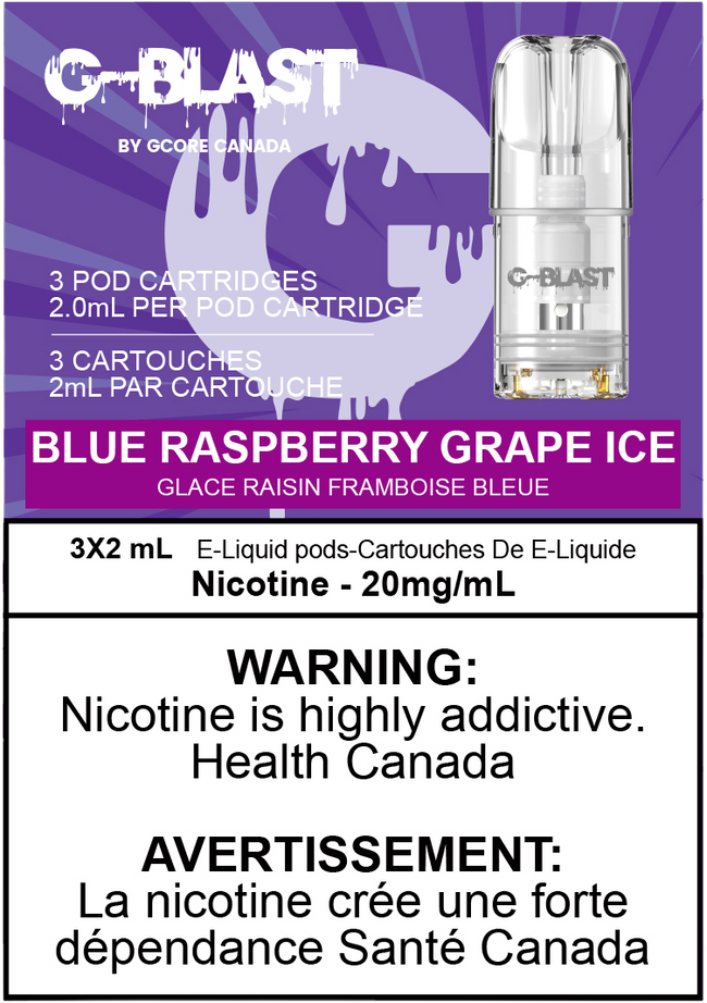 G-Blast - Blue Raspberry Grape ICE