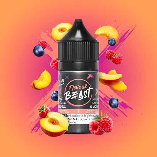 Flavour Beast Salts - Packin Peach Berry