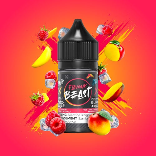 Flavour Beast Salts - Ragin Razz Mango Iced