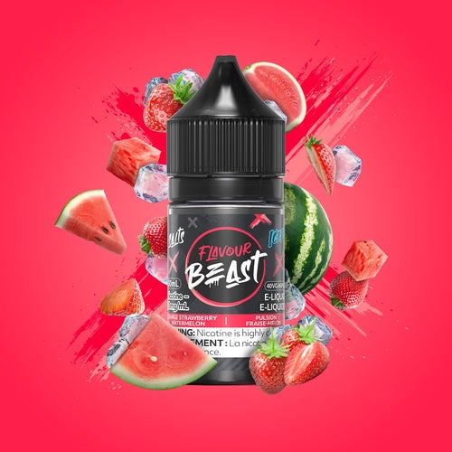 Flavour Beast Salts - Savage Strawberry Watermelon Iced