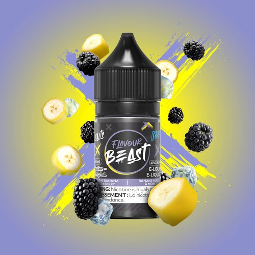Flavour Beast Salts - Blazin Banana Blackberry Iced