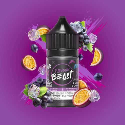 Flavour Beast Salts - Groovy Grape Passionfruit Iced