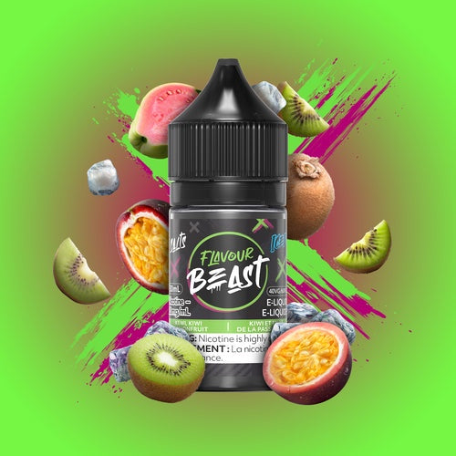 Flavour Beast Salts - Kewl Kiwi Passionfruit Iced