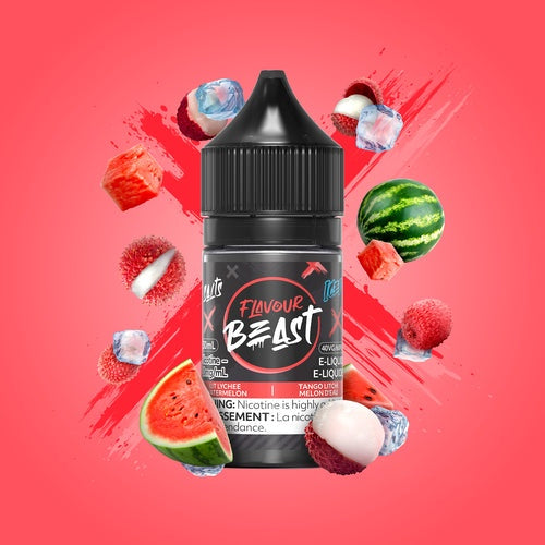Flavour Beast Salts - Lit Lychee Watermelon Iced