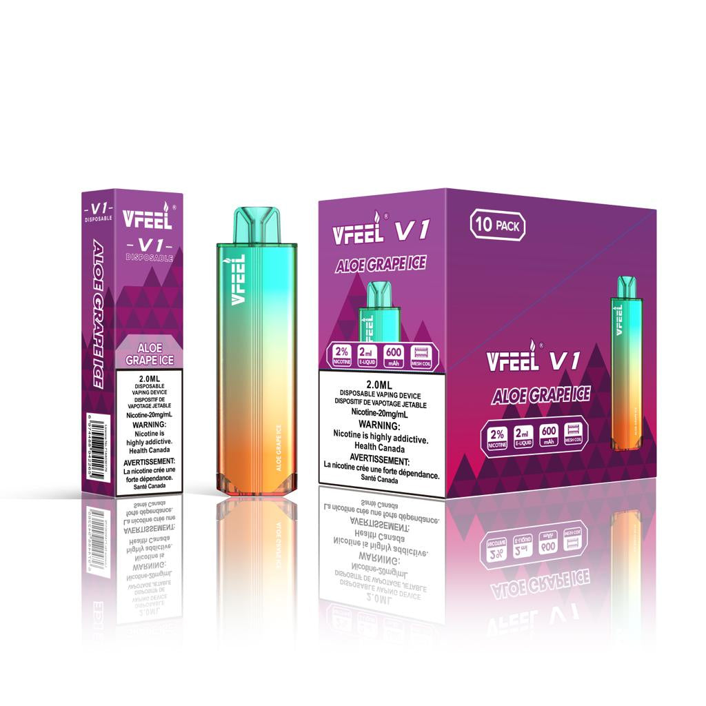 VFeel V1 - Aloe Grape Ice Vape Corner E-Cig Shop VFeel V1 - Aloe Grape Ice Vape Corner E-Cig Shop